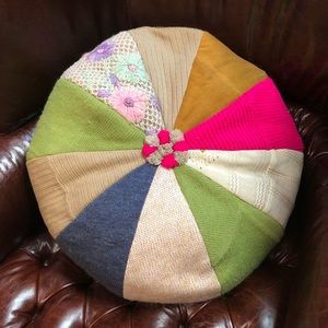 NWT! Karma Living Handmade Wool Bean Bag Chair